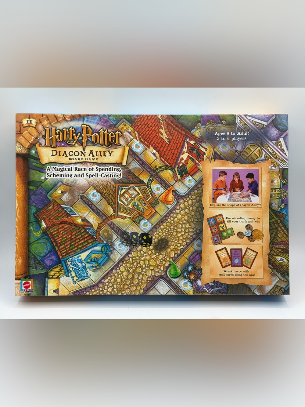 Harry Potter Diagon Alley Board Game Mattel Games- Complete Set